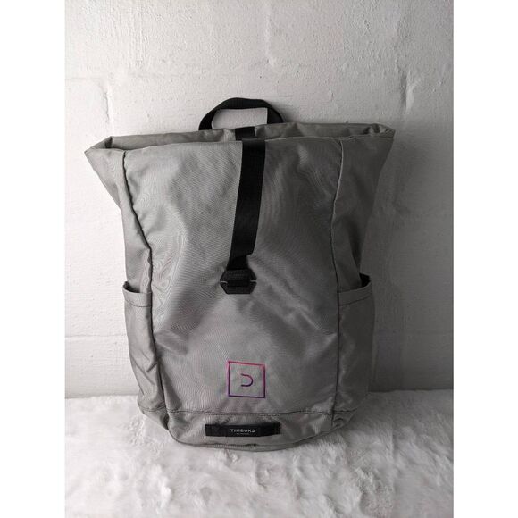 Timbuk2 Backpack Gray Roll Top Tuck Pack‎ Casual School Gym Travel - Picture 1 of 12